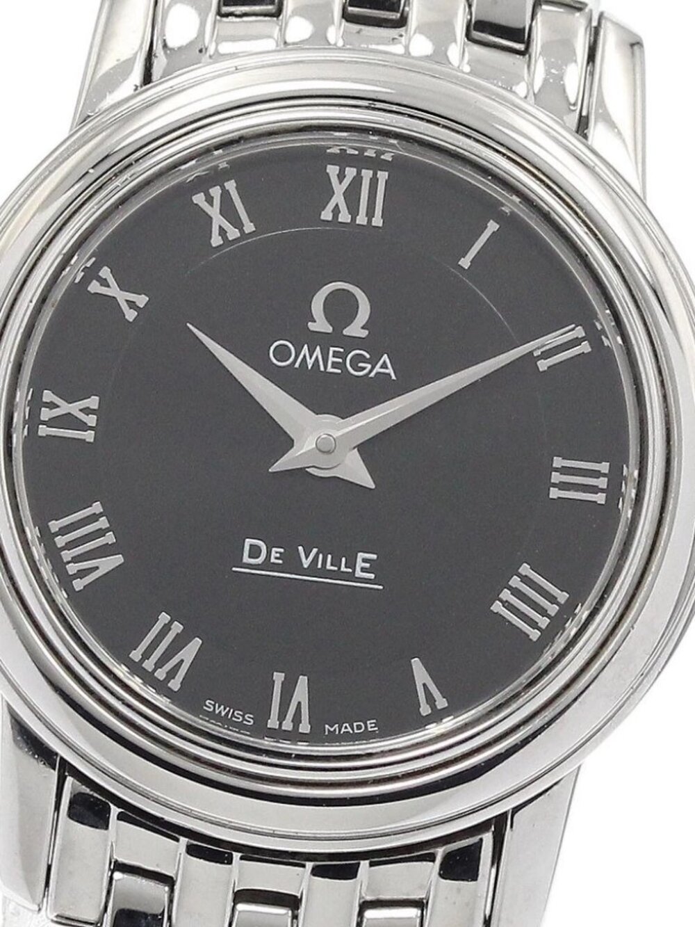 OMEGA De Ville Prestige 4570.52 black Dial Quartz Ladies Watch_934293
